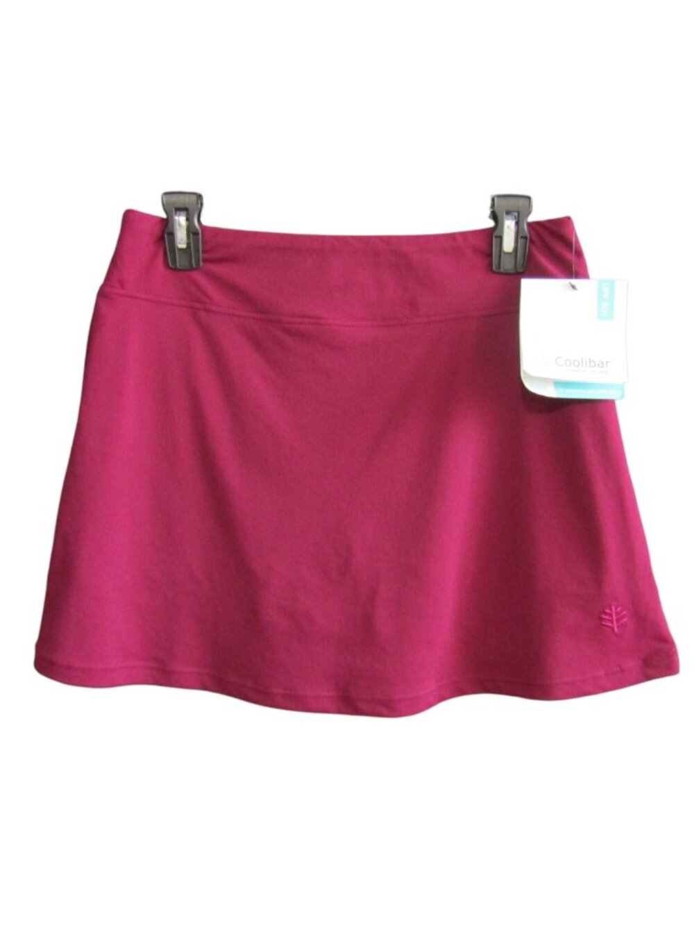 Coolibar UPF 50+ Swim Skort Athletic Tennis Wine Berry Pink Womens Size M New